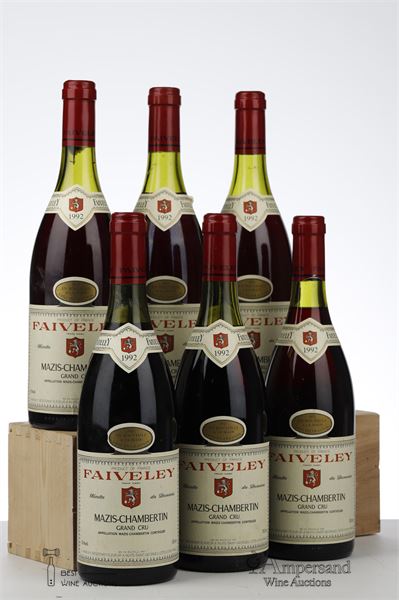 MAZIS CHAMBERTIN 1992 - Faiveley - 6 Bottles - Owc 6