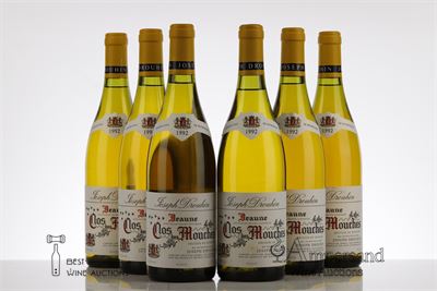 BEAUNE CLOS DES MOUCHES BLANC 1992 - Joseph Drouhin - 6 Bottles
