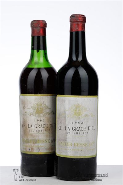 LA GRACE DIEUX 1962 - Mahler Besse - 2 Bottles
