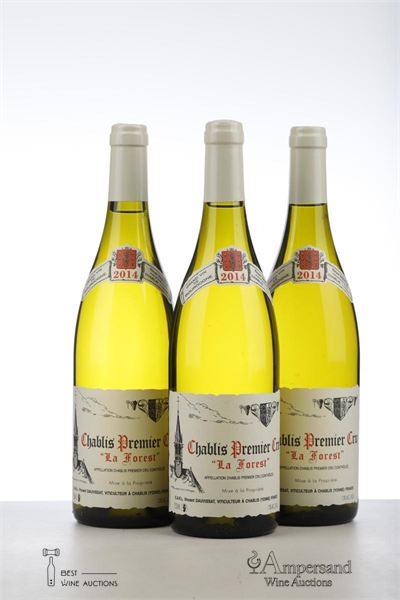 CHABLIS LA FOREST 2014 - Vincent Dauvissat - 3 Bottles