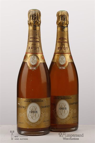 CRISTAL ROEDERER 1966 - Louis Roederer - 2 Bottles