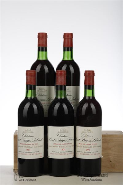 HAUT BAGES LIBERAL 1974 - Mc - 5 Bottles