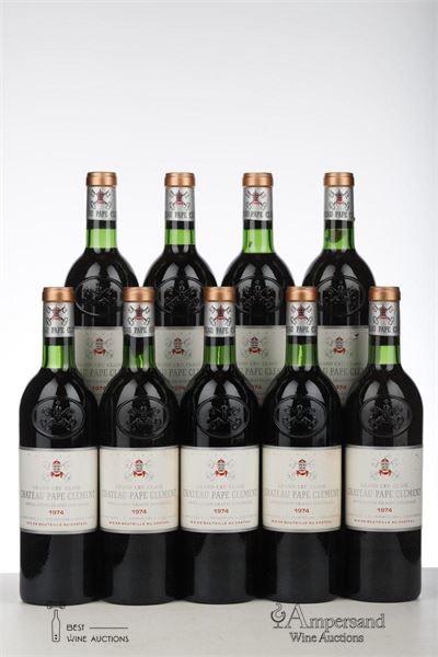 PAPE CLEMENT 1974 - Mc - 9 Bottles - Owc 12