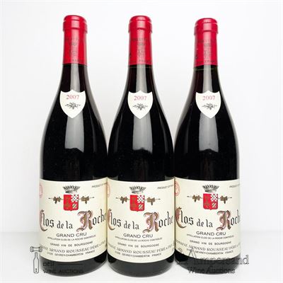 CLOS DE LA ROCHE 2007 - Armand Rousseau - 3 Bottles