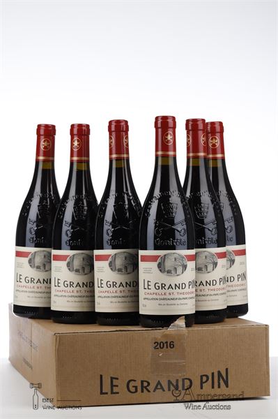 CHATEAUNEUF DU PAPE LE GRAND PIN 2016 - Chapelle Saint Theodoric - 6 Bottles - Oc 6
