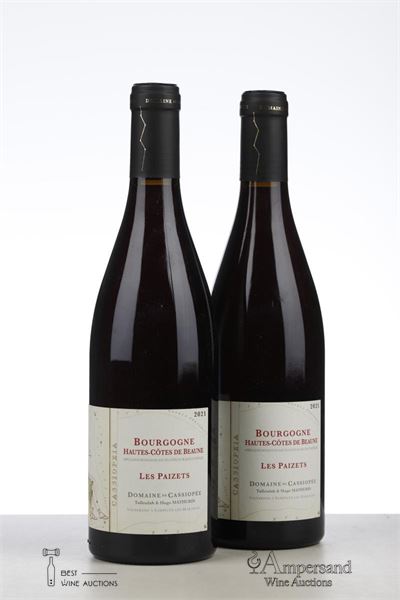 BOURGOGNE HAUTES COTES DE BEAUNE LES PAIZETS 2021 - Domaine de Cassiopee - 2 Bottles
