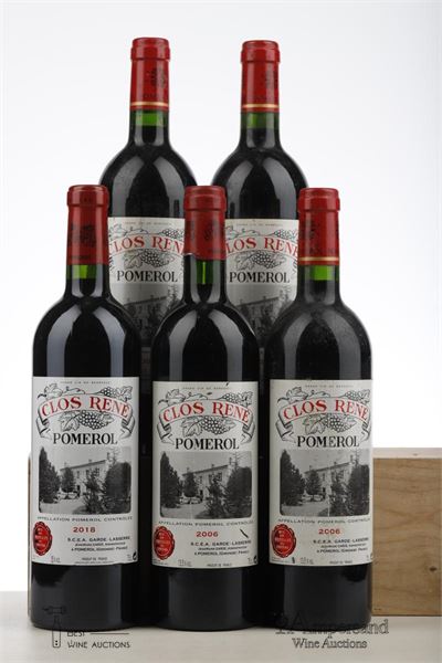 CLOS RENE 4*2006 + 1*2018 - Mc - 5 Bottles