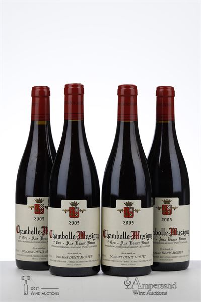 CHAMBOLLE MUSIGNY AUX BEAUX BRUNS 2005 - Denis Mortet - 4 Bottles