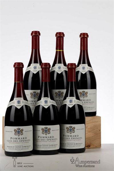 POMMARD CLOS DES EPENOTS 2000 - Chateau de Meursault - 6 Bottles - Oc 6
