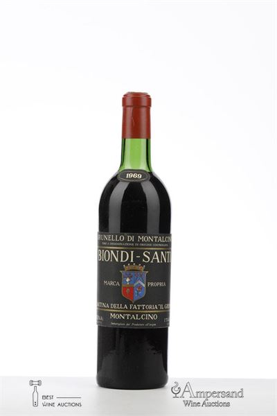 BRUNELLO DI MONTALCINO IL GREPPO 1969 - Biondi Santi - 1 Bottle