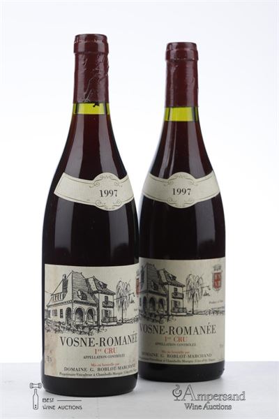 VOSNE ROMANEE 1 ER CRU 1997 - Roblot Marchand - 2 Bottles