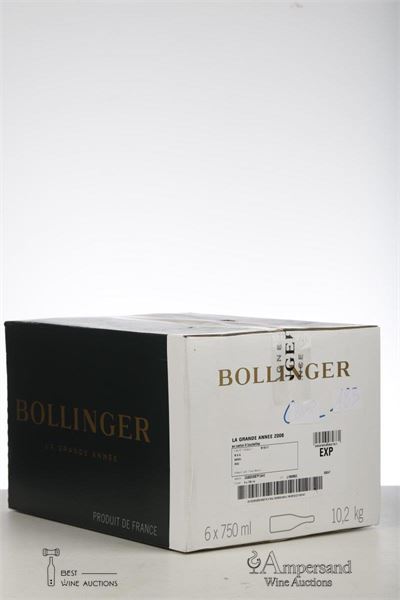 BOLLINGER LA GRANDE ANNEE 2008 - Bollinger - 6 Bottles - Oc 6