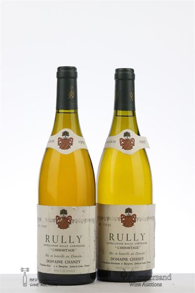 RULLY L'HERMITAGE 1995 - Chanzy - 2 Bottles