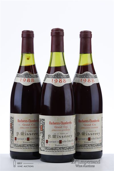 RUCHOTTES CHAMBERTIN 1988 - Misserey - 3 Bottles