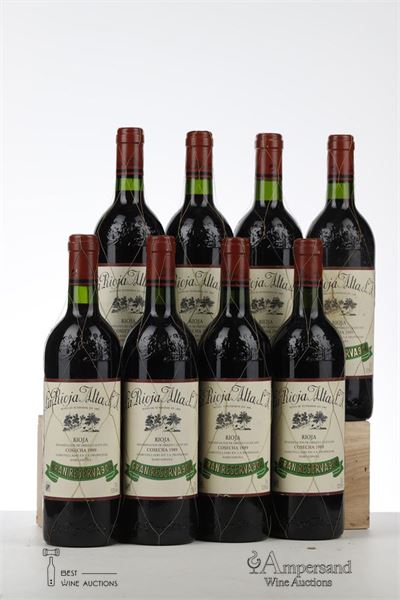 LA RIOJA ALTA GRAN RESERVA 904 1989 - La Rioja Alta - 8 Bottles