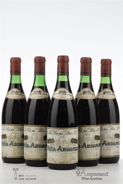VINA ARDANZA RESERVA 1960's - La Rioja Alta - 5 Bottles