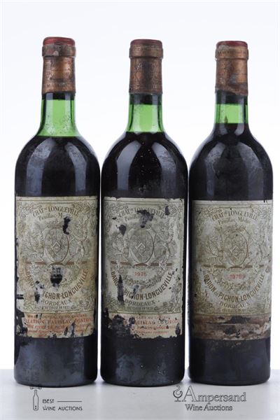 PICHON BARON 1975 - Mc - 3 Bottles