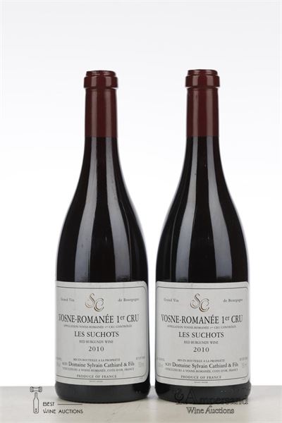 VOSNE ROMANEE LES SUCHOTS 2010 - Sylvain Cathiard - 2 Bottles