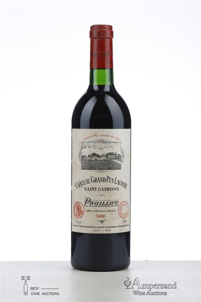 GRAND PUY LACOSTE 1986 - Mc - 1 Bottle