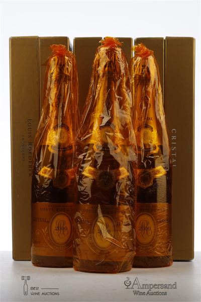 CRISTAL ROEDERER 2000 - Louis Roederer - 3 Bottles - Giftbox