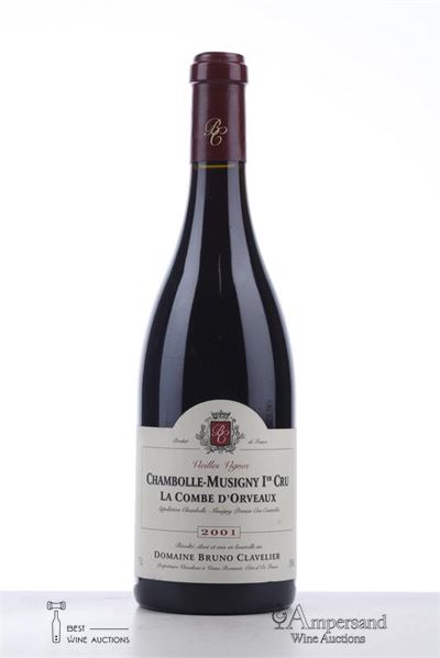 CHAMBOLLE MUSIGNY LA COMBE D'ORVEAUX VIEILLES VIGNES 2001 - Bruno Clavelier - 1 Bottle