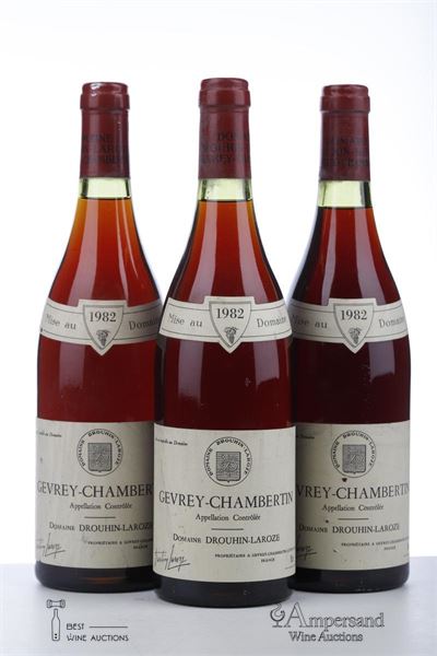 GEVREY CHAMBERTIN 1982 - Drouhin laroze - 3 Bottles