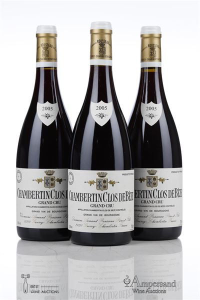 CHAMBERTIN CLOS DE BEZE 2005 - Armand Rousseau - 3 Bottles