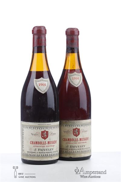 CHAMBOLLE MUSIGNY 1964 - Faiveley - 2 Bottles