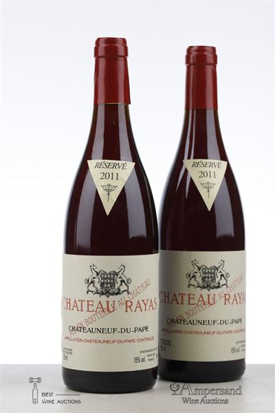 CHATEAUNEUF DU PAPE RAYAS 2011 - Reynaud - 2 Bottles