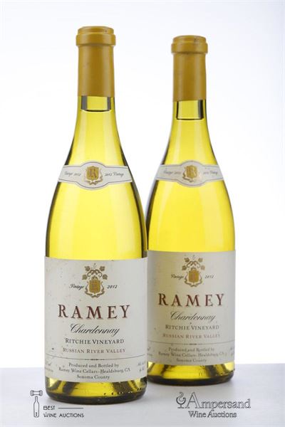 RAMEY RITCHIE VINEYARD CHARDONNAY 2012 - Ramey Cellars - 2 Bottles