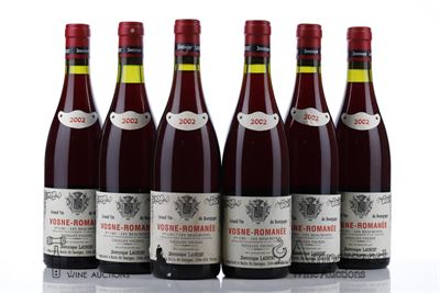 VOSNE ROMANEE LES BEAUMONTS 2002 - Dominique Laurent - 6 Bottles