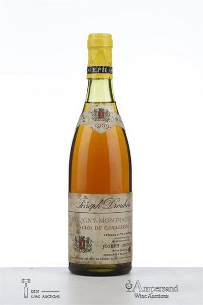 PULIGNY MONTRACHET CLOS DU CAILLERET 1969 - Joseph Drouhin - 1 Bottle