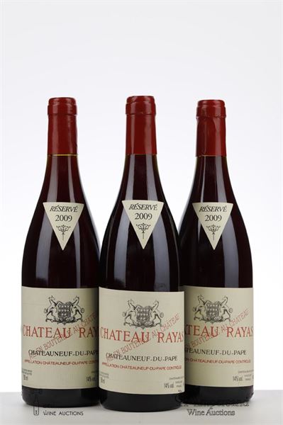 CHATEAUNEUF DU PAPE RAYAS 2009 - Rayas - 3 Bottles