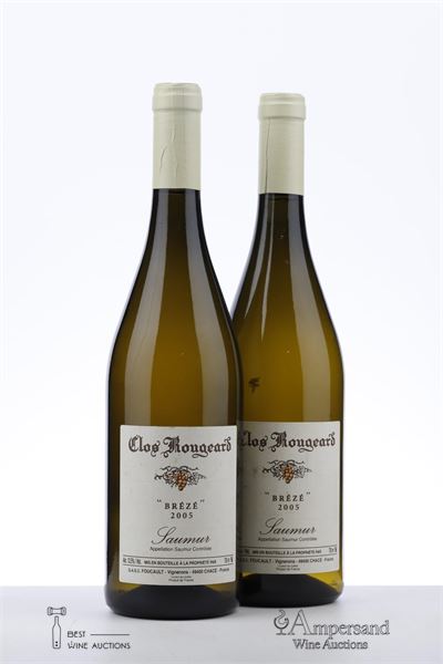 CLOS ROUGEARD BREZE 2005 - Clos Rougeard - Foucault - 2 Bottles