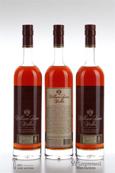 WILLIAM LARUE WELLER KENTUCKY STRAIGHT BOURBON WHISKY  - William Larue Weller - Alc 67,7% - Barrel Proof - 3 Bottles - Oc 3