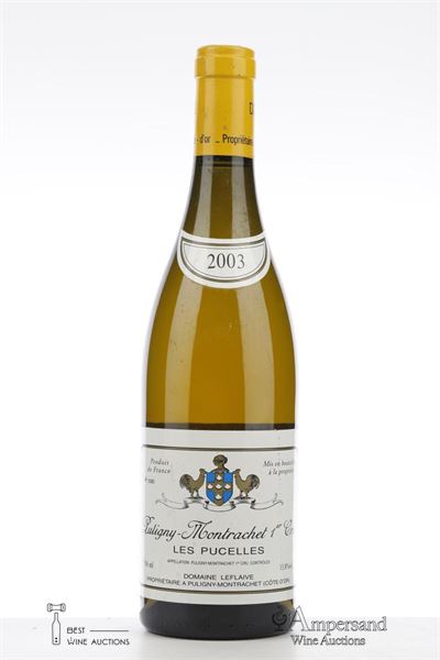 PULIGNY MONTRACHET LES PUCELLES 2003 - Domaine Leflaive - 1 Bottle