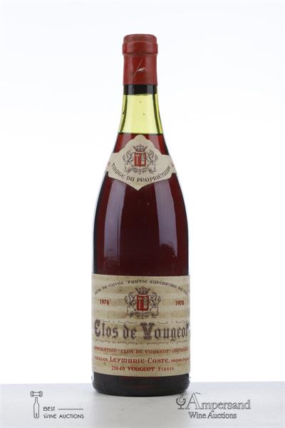 CLOS VOUGEOT 1978 - Leymarie - 1 Bottle