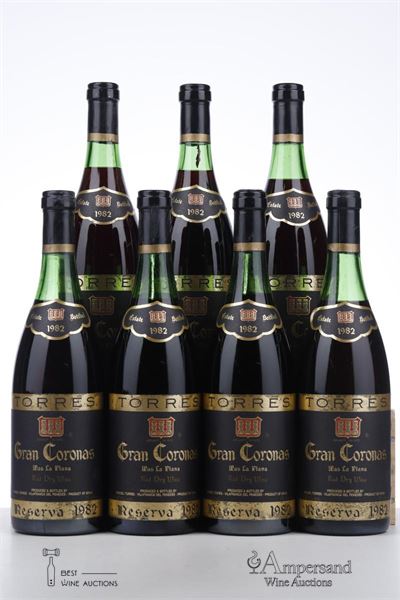 MAS LA PLANA GRAN CORONAS RESERVA 1982 - Torres - 7 Bottles