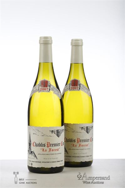 CHABLIS LA FOREST 2007 - Vincent Dauvissat - 2 Bottles
