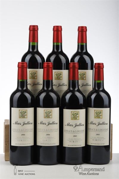 MAS JULLIEN 5*2005 + 2*2006  - Mas Jullien - 7 Bottles