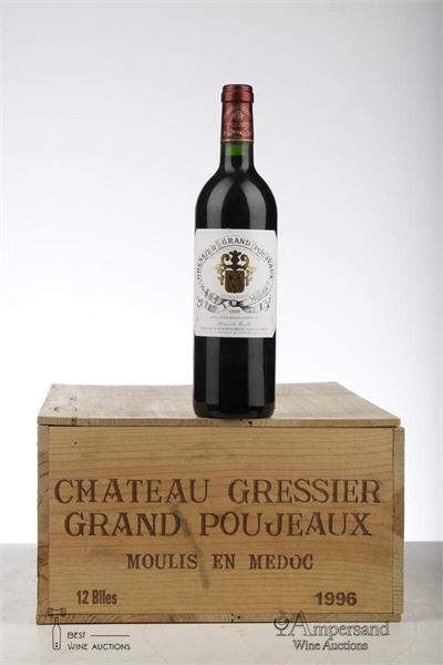 GRESSIER GRAND POUJEAUX 1996 - Mc - 12 Bottles - Owc 12