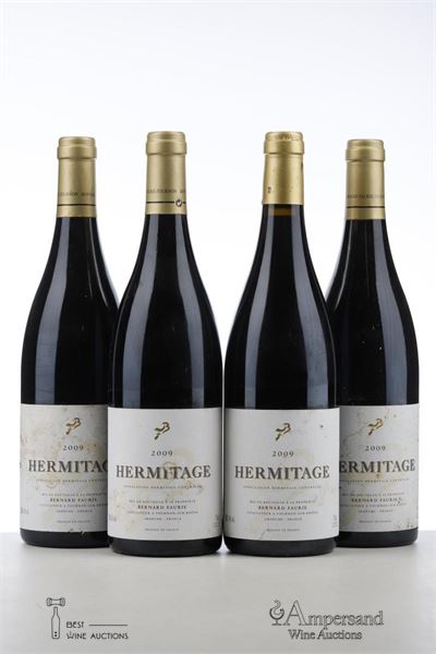 HERMITAGE ROUGE BESSARDS MEAL 2009 - Bernard Faurie - 4 Bottles