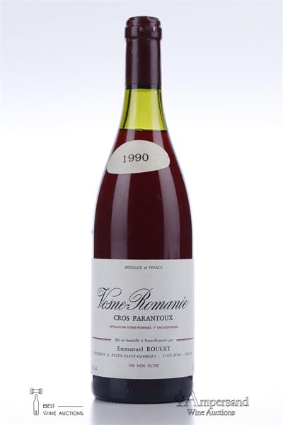 VOSNE ROMANEE CROS PARANTOUX 1990 - Emmanuel Rouget - 1 Bottle