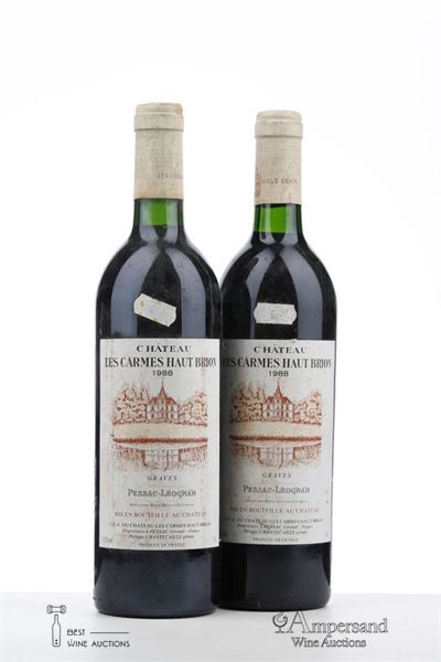 CARMES HAUT BRION 1988 - Mc - 2 Bottles