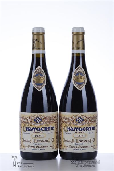 CHAMBERTIN 1996 - Armand Rousseau - 2 Bottles