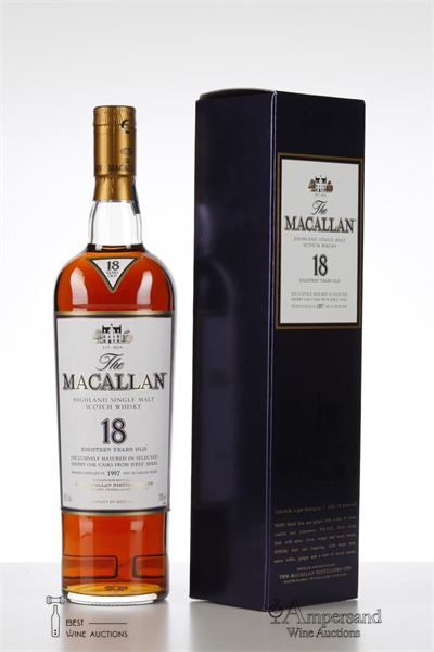 MACALLAN 18 Y 1997 - Macallan - Sherry Oak Cask - 43% - 1 Bottle - Oc 1