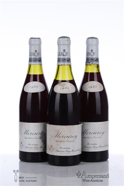 MERCUREY 1985 - Leroy Negociant - 3 Bottles