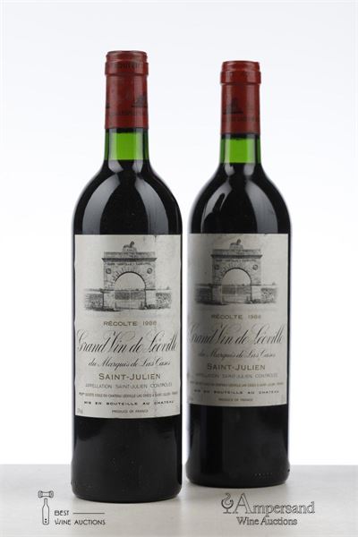 LEOVILLE LAS CASES 1986 - Mc - 2 Bottles