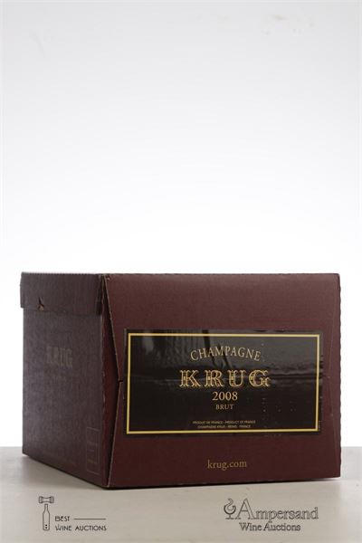 KRUG VINTAGE BRUT 2008 - Krug - 6 Bottles - Oc 6