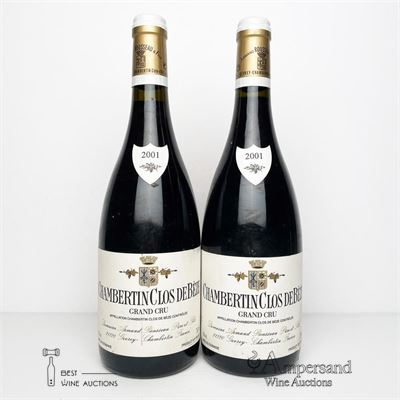 CHAMBERTIN CLOS DE BEZE 2001 - Armand Rousseau - 2 Bottles